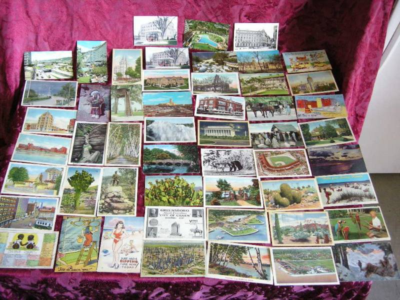 lot 29 image: 1940s WWII Era Postcards