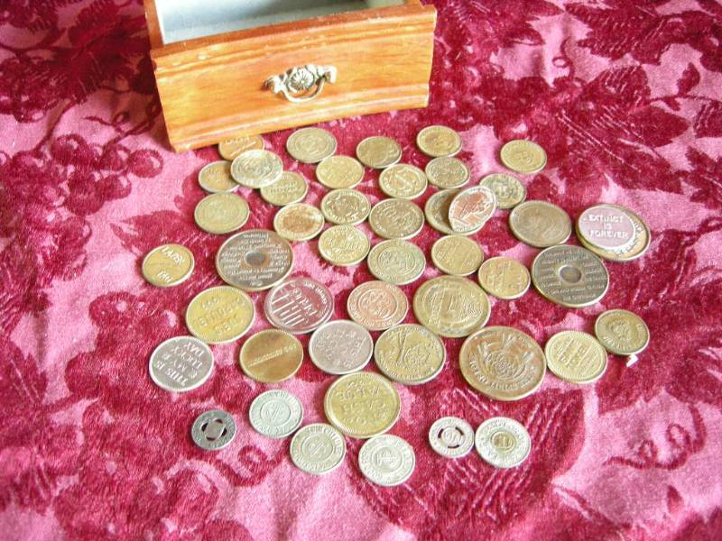 lot 36 image: Streetcar, Gaming, Inspirational, etc Tokens