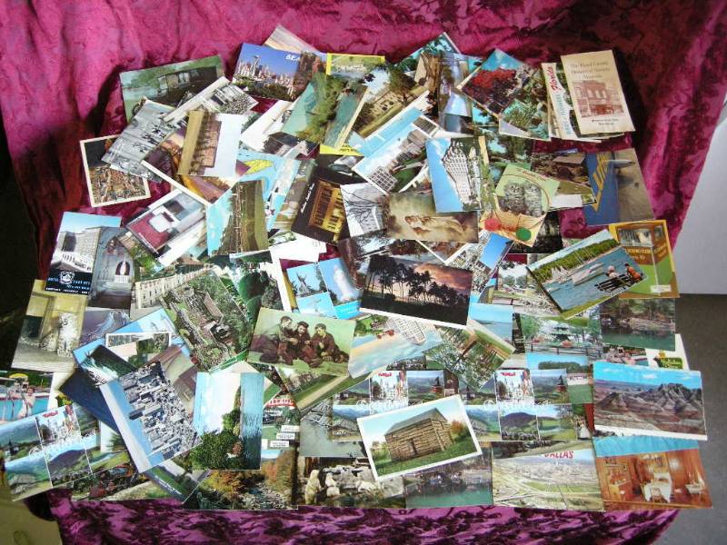 lot 42 image: Vintage Mid-Century Postcards