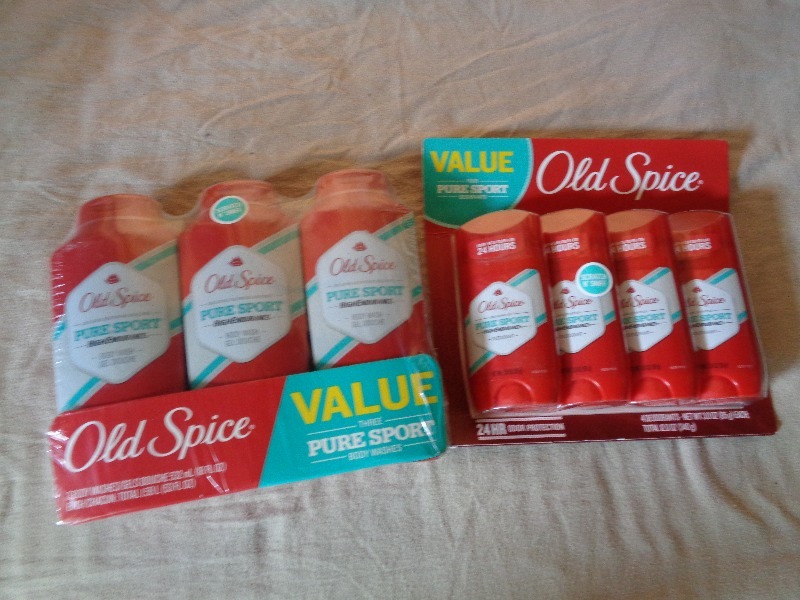 lot 6 image: New Old Spice Body Wash and Deodorant