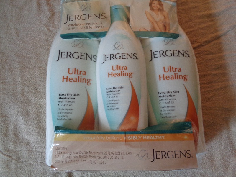 lot 37 image: 3 New Jergens Ulta Healing Lotions