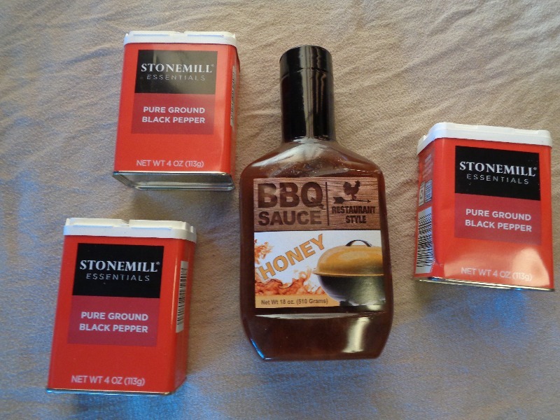 lot 77 image: New Black Pepper and BBQ Sauce