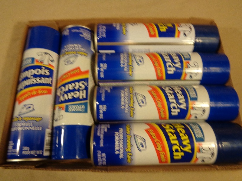 lot 81 image: 6 New Cans of Heavy Starch