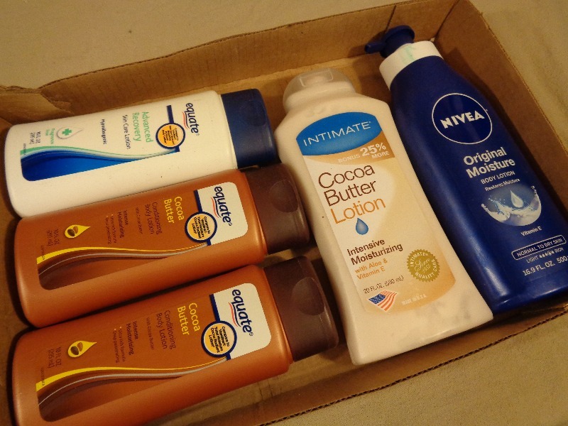 lot 101 image: 5 New Body Lotions
