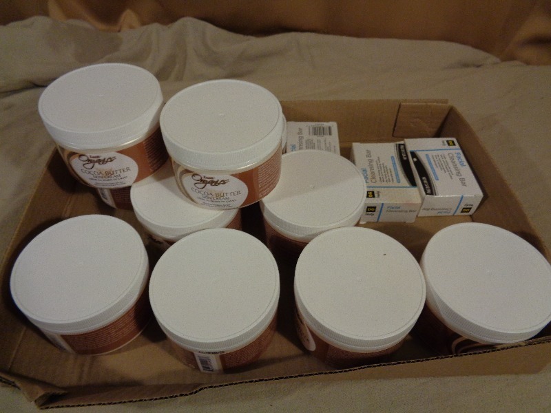 lot 110 image: 10 New Jars of Cocoa Butter Skin Cream and 3 Facial Cleansing Bars