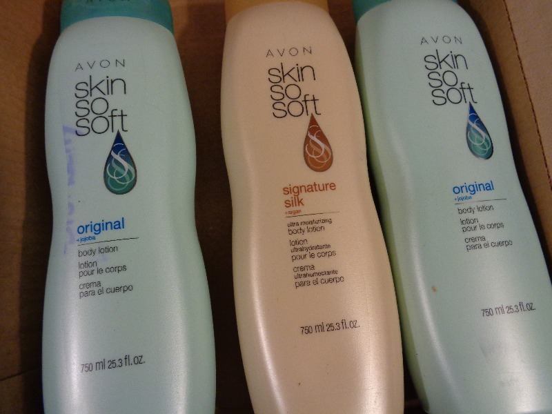 lot 114 image: 3 New Large Avon Skin So Soft Lotions