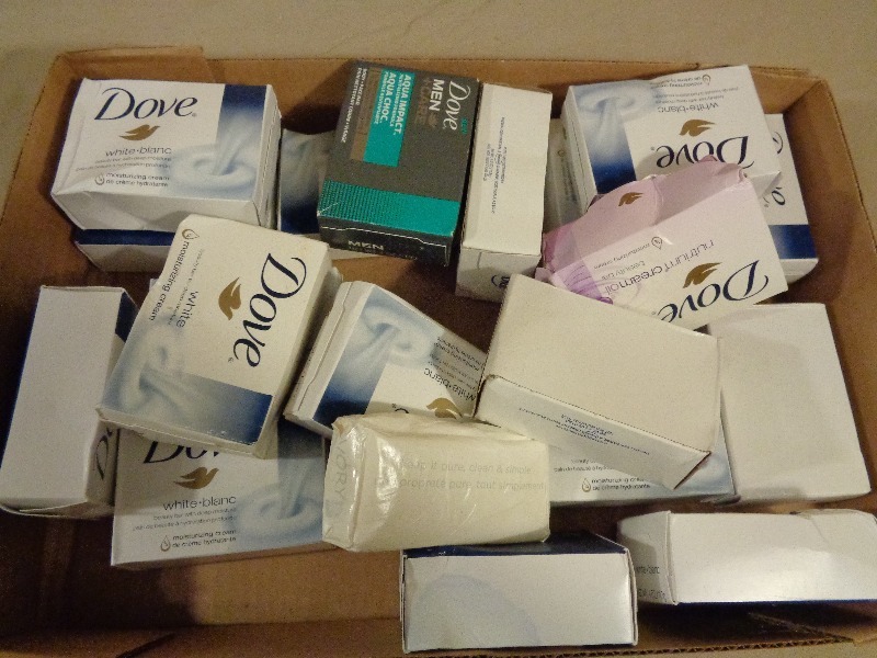 lot 140 image: New Dove and Dial Bar Soap