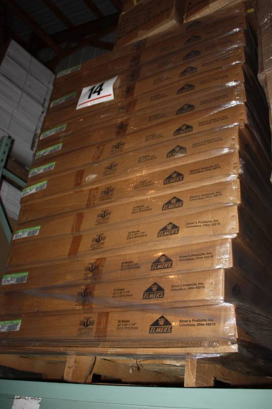 25 Sheets of 32 x 40 White Foam Core (1 Case of 25 sheets)