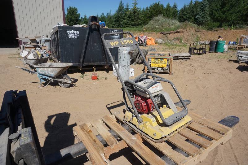 lot 21 image: Wacker Model  WP 1550 Gas Powered Plate Packer
