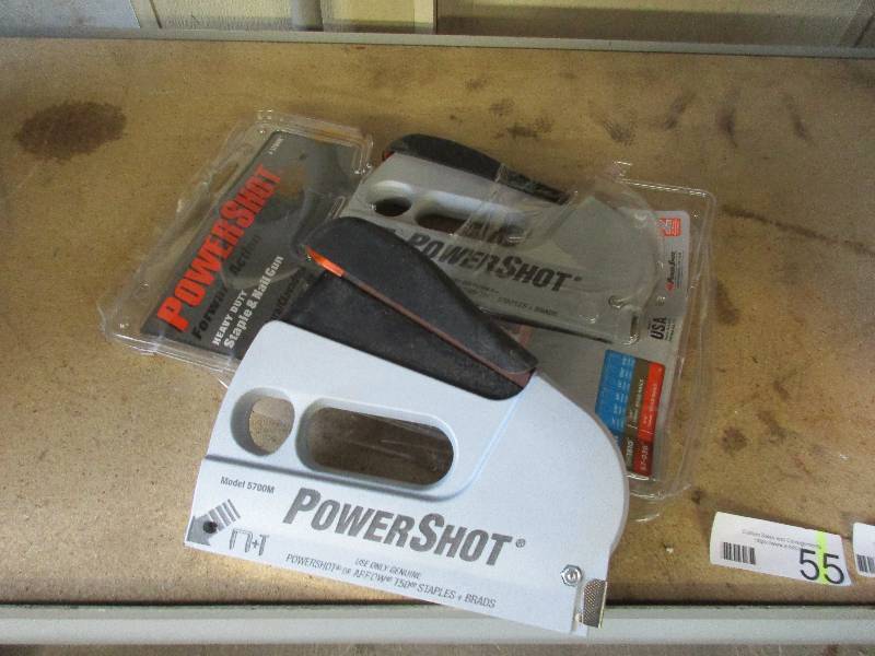 2 Powershot staplers