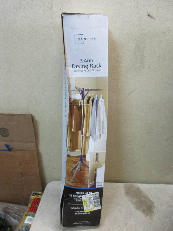 3 arm drying rack