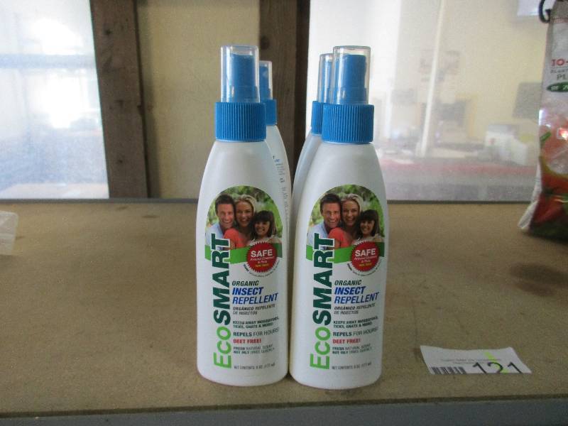 6 Bottles of organic insect repellent