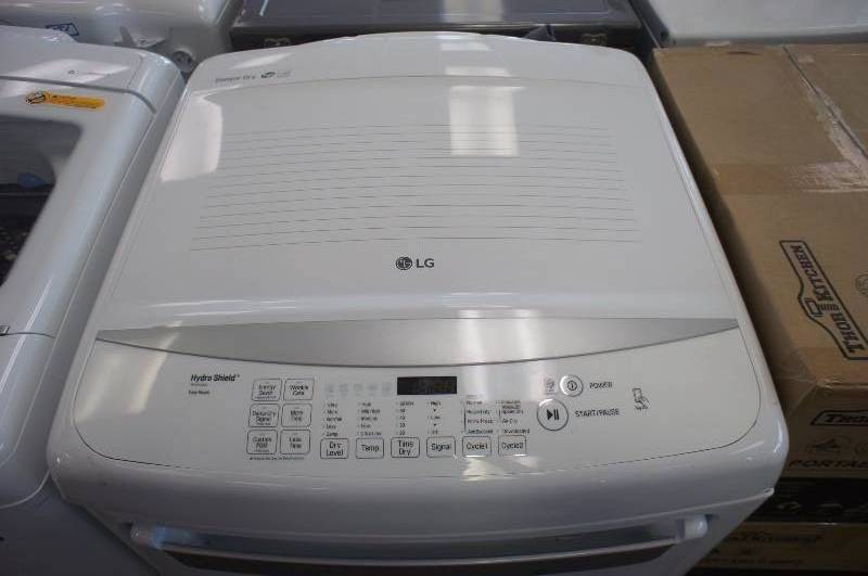 lot 6 image: LG Dryer- Model # (DLE1501W) ELECTRIC