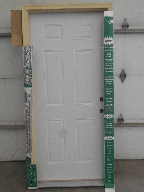 lot 27 image: Unused 36 Pre-Hung Steel Door, Has...