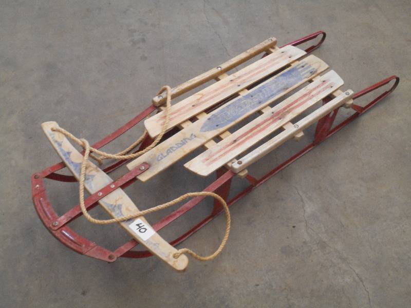lot 40 image: Vintage Gladding Rocket Racer Snow ...