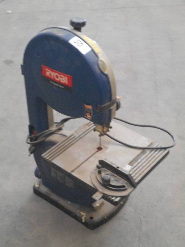 lot 50 image: Ryobi 9 Benchtop Bandsaw, 120Volt ...