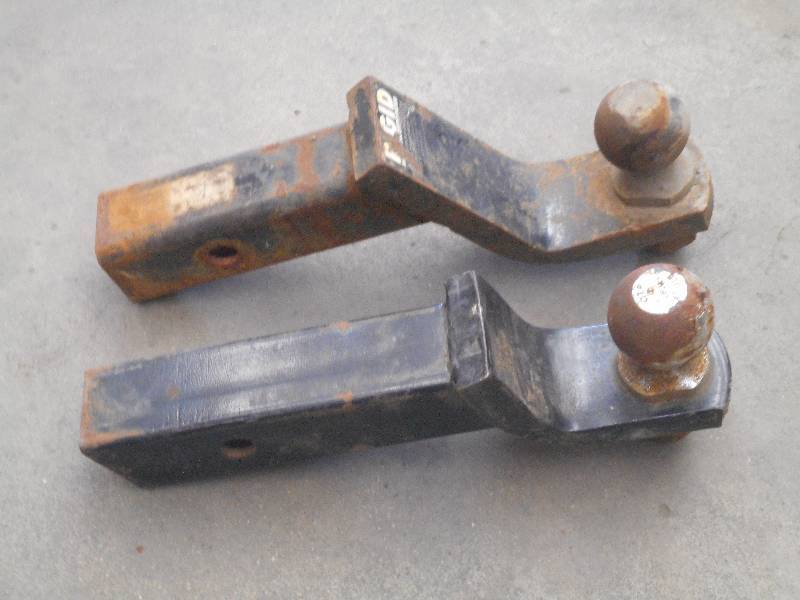 lot 54 image: (2) Reciever Hitches With 2 Balls ...