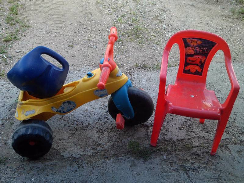 pedal toy and chair