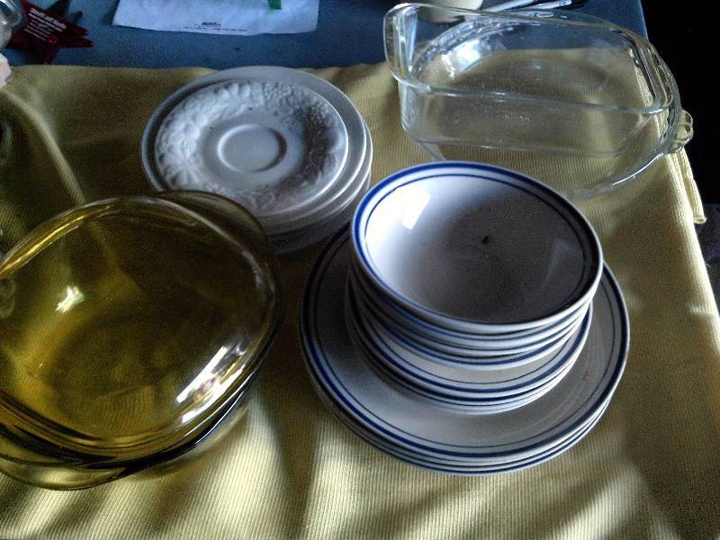 misc glass wear and bake wear