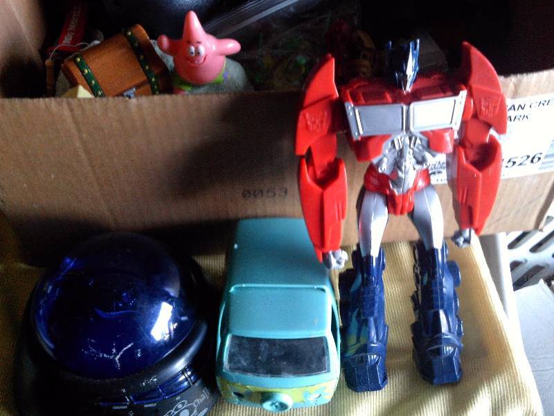 box full of toys
