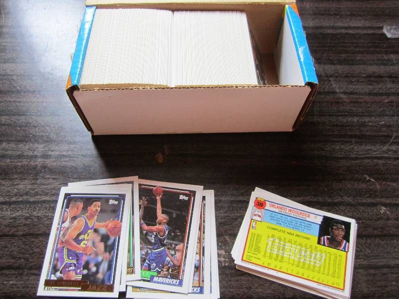 lot 212 image: Box of basketball cards...