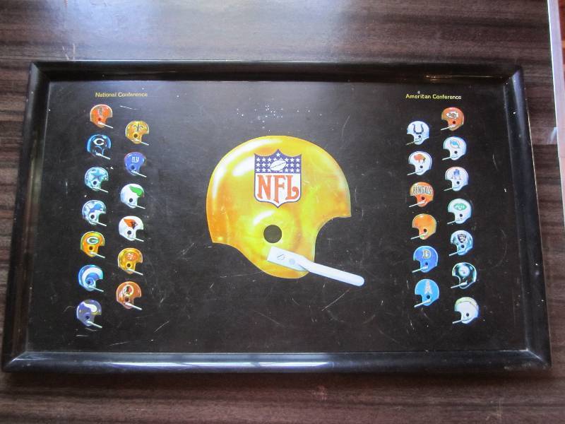 lot 219 image: NFL Serving tray...