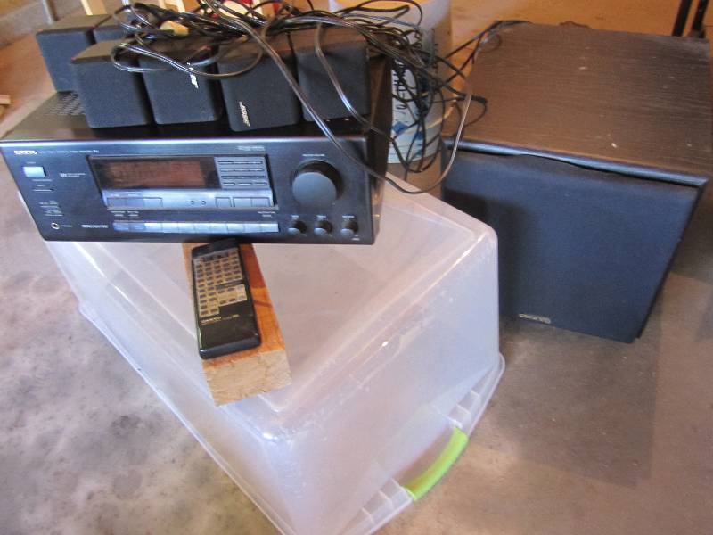 lot 23 image: Onkyo audio video control tuner amp...