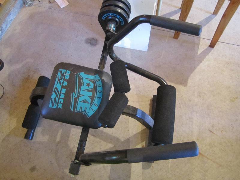 lot 63 image: Exercize equipment Body by Jake ab ...