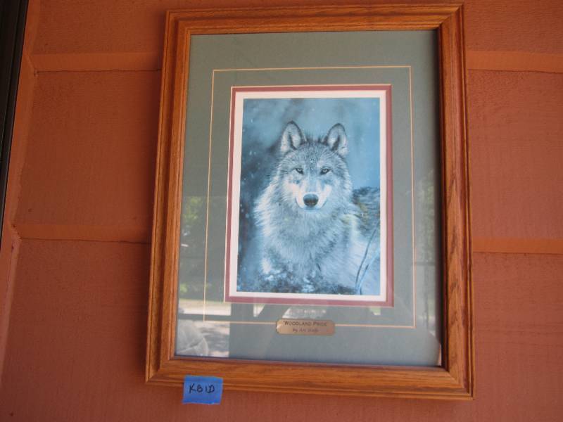 lot 69 image: Woodland pride framed art by Art Wo...