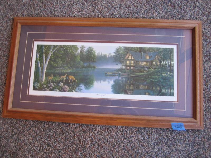 lot 70 image: Sweet Serenity  framed art by Kim N...