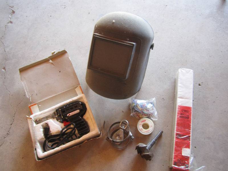 lot 167 image: Soldering and welding supplies...