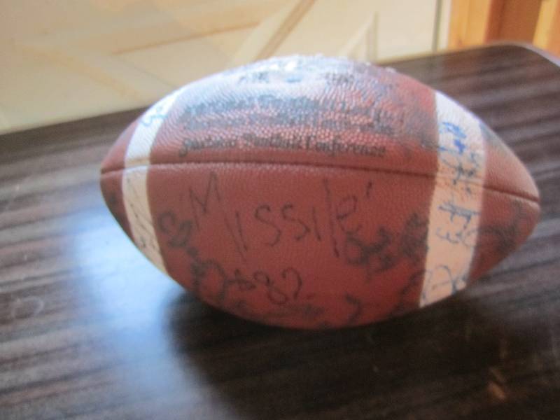lot 184 image: Autographed football...