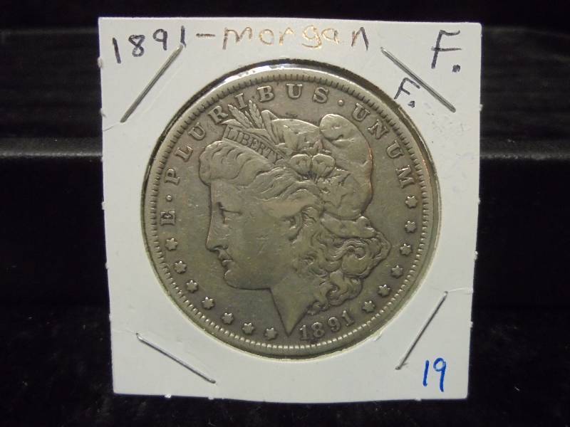 1891 Morgan Silver Dollar