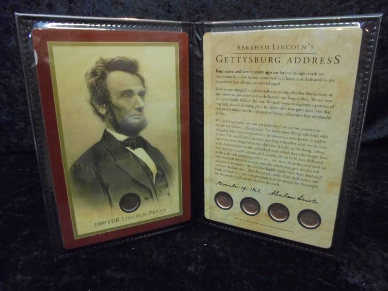 Lincoln VDB Penny 5-Coin Set in Display