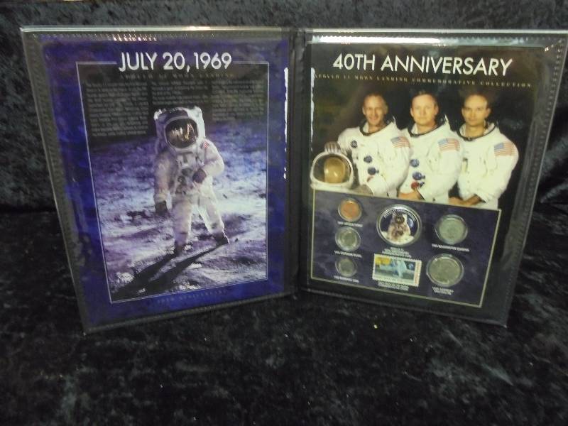 40th Anniversary of Moon Landing Coin Set