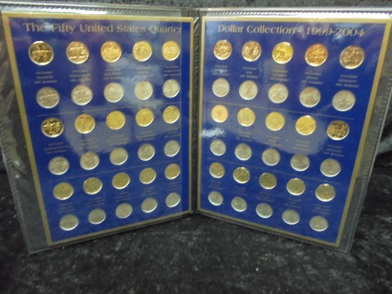 50 States Quarter Collection 1999-2004 in Portfolio