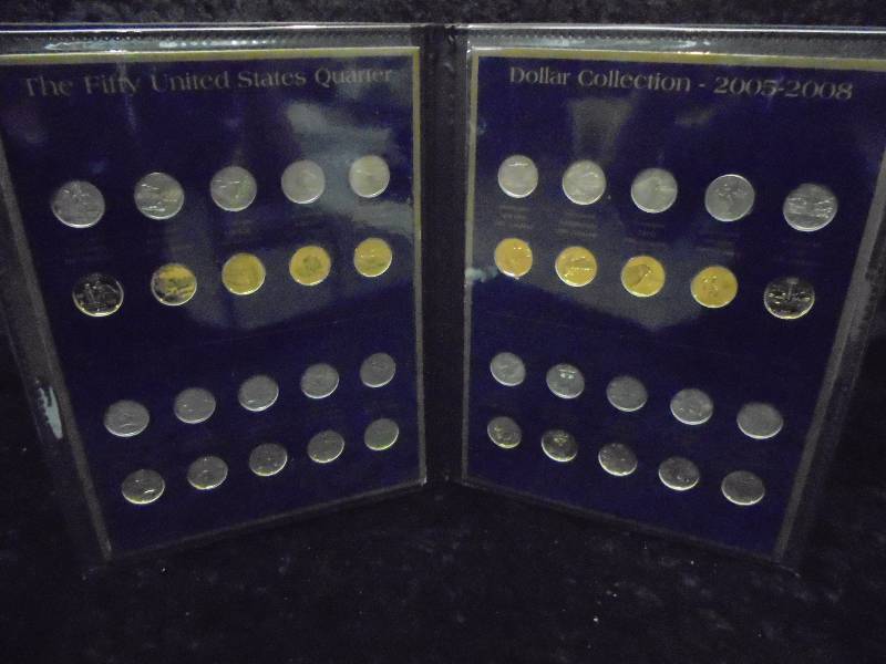 50 States Quarter Collection 2005-2008 in Portfolio