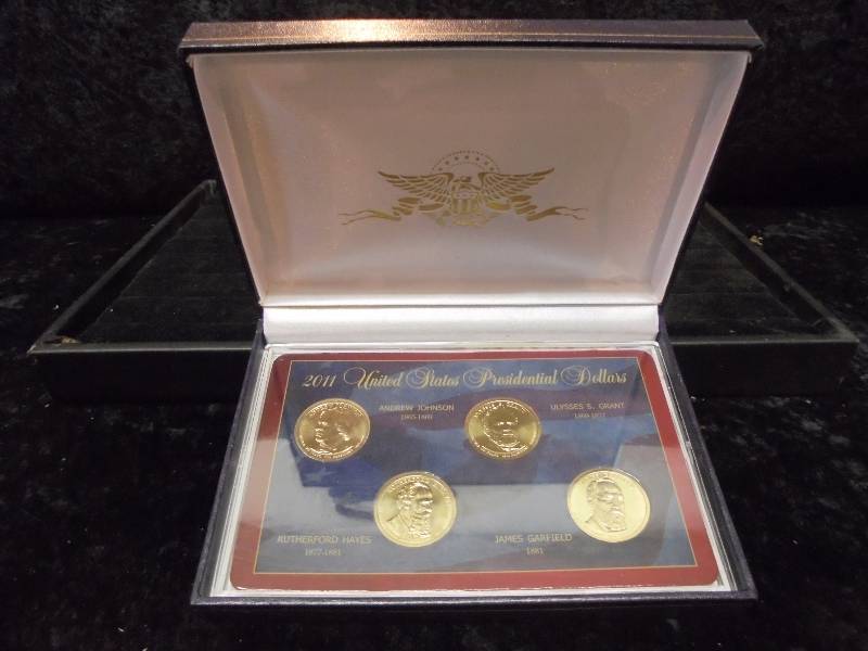 2011 Presidential Dollars in Display