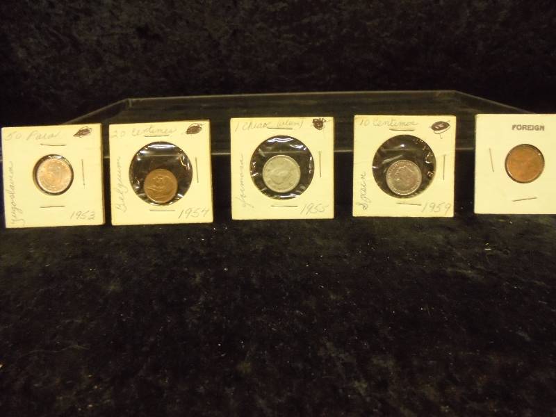 Lot - Foreign Coins, 1950s