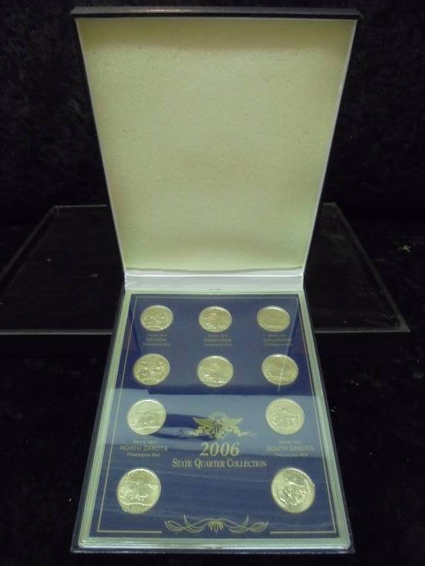 2006 State Quarter Collection in Display