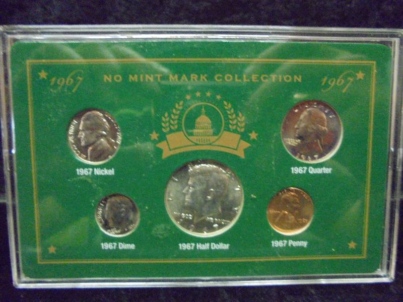 1967 No Mint Mark Coin Collection