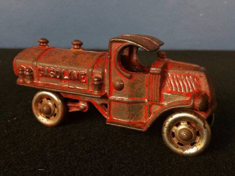 vintage cast iron truck