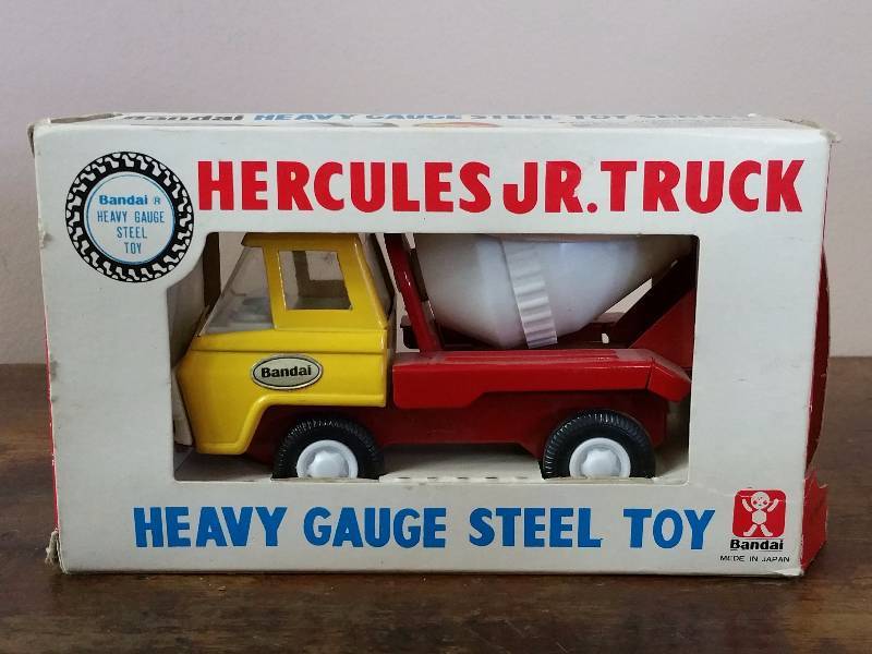 lot 30 image: 1968 Bandai Hercules Jr Cement Mixing Truck