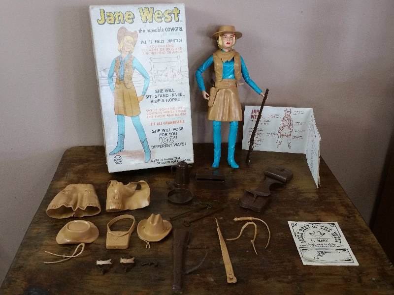 lot 36 image: 1960s Marx Jane West in Original Box