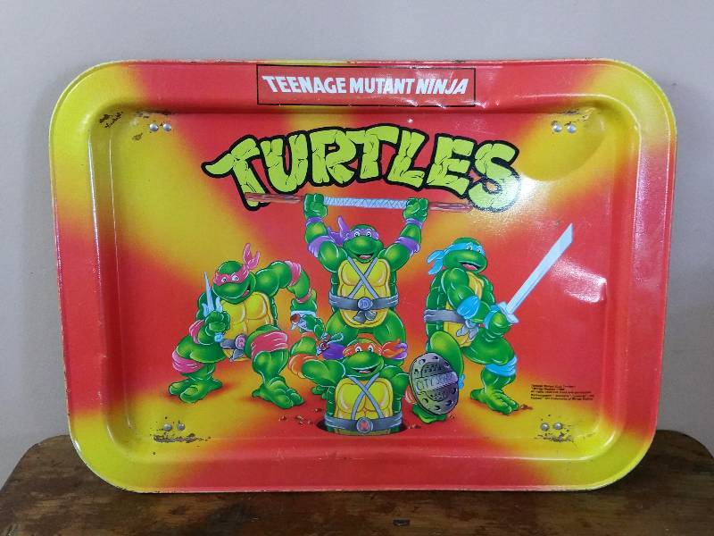 lot 50 image: 1988 Teenage Mutant Ninja Turtle TV Tray