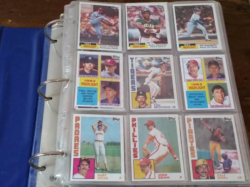lot 57 image: 1984 Topps Baseball Card Set