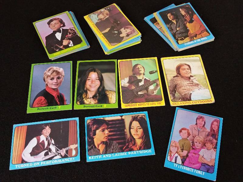 lot 81 image: Group of 1971 Partridge Family Topps Trading Cards
