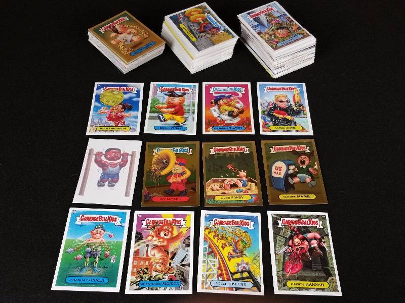 lot 84 image: 2003 & 2004 Topps Garbage Pail Kids Cards  Rare Gold Foil Cards