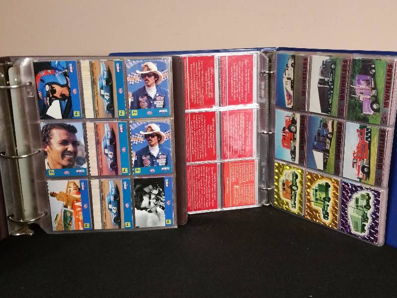 lot 87 image: NASCAR cards and 18-Wheeler Truck Cards