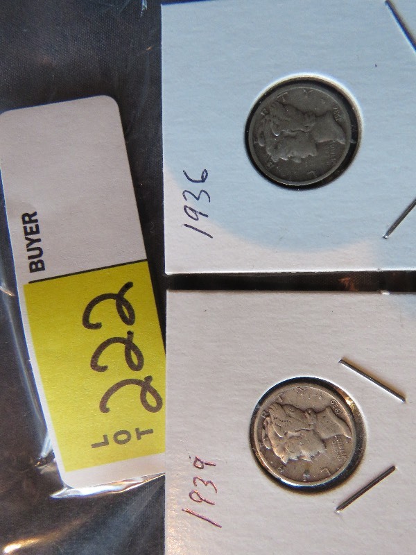 Lot of (2) Dimes
